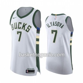 Canotte Uomo Milwaukee Bucks Ersan Ilyasova 7 2019-20 Nike Association Edition Swingman